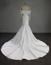 Load image into Gallery viewer, Leilani - Modern satin mermaid wedding dress
