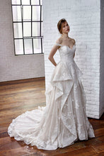Load image into Gallery viewer, Draya - Lace ruffled A-Line wedding dress
